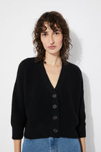 Carica l'immagine nel visualizzatore di Gallery, Sclater Cardigan - Black "RITA ROW"