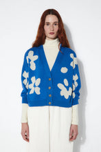Carica l'immagine nel visualizzatore di Gallery, Liza Cardigan blue "RITA ROW"