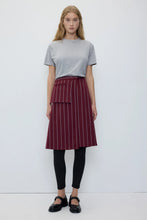 Carica l'immagine nel visualizzatore di Gallery, Agnos Skirt - Maroon "RITA ROW"