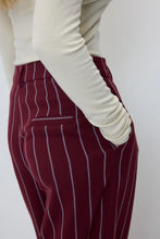 Carica l'immagine nel visualizzatore di Gallery, Muga Pants - Maroon "RITA ROW"