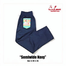 Carica l'immagine nel visualizzatore di Gallery, Chef Pants Semiwide Navy "COOKMAN"