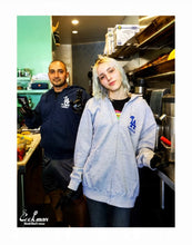 Carica l'immagine nel visualizzatore di Gallery, Zip-up Hoodie - Chef Hat LA Heather Gray "COOKMAN"