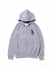 Carica l'immagine nel visualizzatore di Gallery, Zip-up Hoodie - Chef Hat LA Heather Gray "COOKMAN"