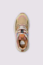 Carica l'immagine nel visualizzatore di Gallery, Sneaker Yamano 3 Woman Cream-Military-Pink “ FLOWER MOUNTAIN”