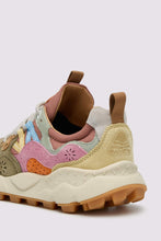 Carica l'immagine nel visualizzatore di Gallery, Sneaker Yamano 3 Woman Cream-Military-Pink “ FLOWER MOUNTAIN”