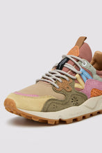 Carica l'immagine nel visualizzatore di Gallery, Sneaker Yamano 3 Woman Cream-Military-Pink “ FLOWER MOUNTAIN”