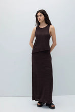 Carica l'immagine nel visualizzatore di Gallery, Leila top brown "RITA ROW"
