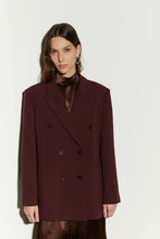 Carica l'immagine nel visualizzatore di Gallery, Blazer Burgundy "ISABELLE BLANCHE"
