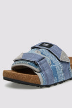 Carica l'immagine nel visualizzatore di Gallery, Niwa Slipper Uni navy-jeans "FLOWER MOUNTAIN"
