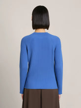 Carica l'immagine nel visualizzatore di Gallery, Maglia a costa Inglese Blue "M-M"
