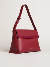 Carica l'immagine nel visualizzatore di Gallery, Borsa a spalla eco Burgundy "M-M"
