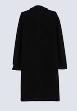 Carica l&#39;immagine nel visualizzatore di Gallery, Cappotto Oversize nero &quot;AMISH SUPPLIES&quot;
