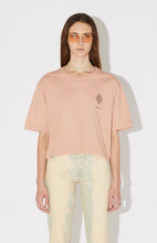 Carica l&#39;immagine nel visualizzatore di Gallery, T-shirt logo pink-grey &quot;AMISH&quot;
