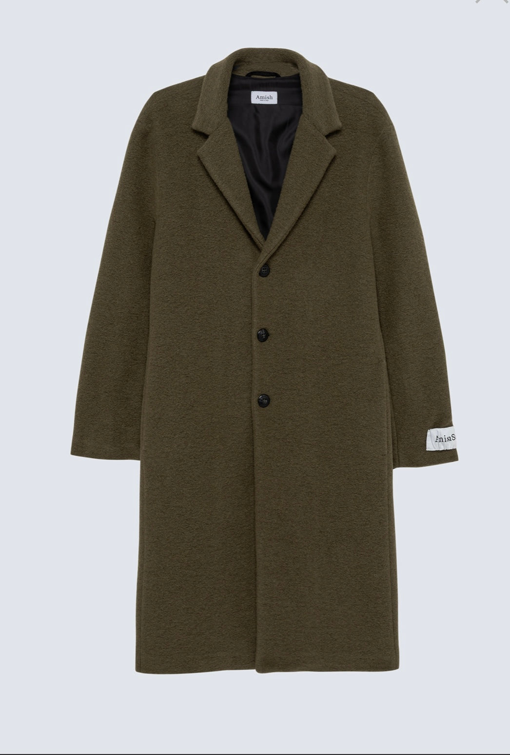 Cappotto Oversize oliva 