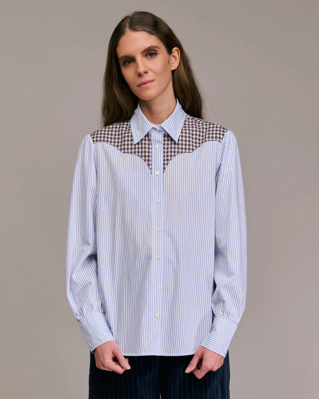 Camicia Costelina Western 