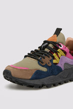 Carica l&#39;immagine nel visualizzatore di Gallery, Sneaker Yamano 3 Woman Antracite-Dark Green-Violet “ FLOWER MOUNTAIN”
