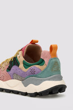 Carica l&#39;immagine nel visualizzatore di Gallery, Sneaker Yamano 3 Woman Burgundy-Fucsia-Cipria  “ FLOWER MOUNTAIN”

