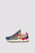 Carica l&#39;immagine nel visualizzatore di Gallery, Sneaker Yamano 3 Woman Petrole-Stone Beige “ FLOWER MOUNTAIN”
