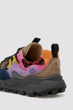 Carica l&#39;immagine nel visualizzatore di Gallery, Sneaker Yamano 3 Woman Antracite-Dark Green-Violet “ FLOWER MOUNTAIN”

