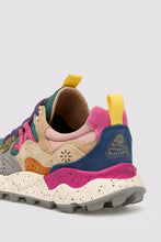 Carica l&#39;immagine nel visualizzatore di Gallery, Sneaker Yamano 3 Woman Petrole-Stone Beige “ FLOWER MOUNTAIN”
