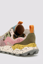 Carica l&#39;immagine nel visualizzatore di Gallery, Sneaker Yamano 3 Woman Leo Light mustard-Grey-Cipria  “ FLOWER MOUNTAIN”
