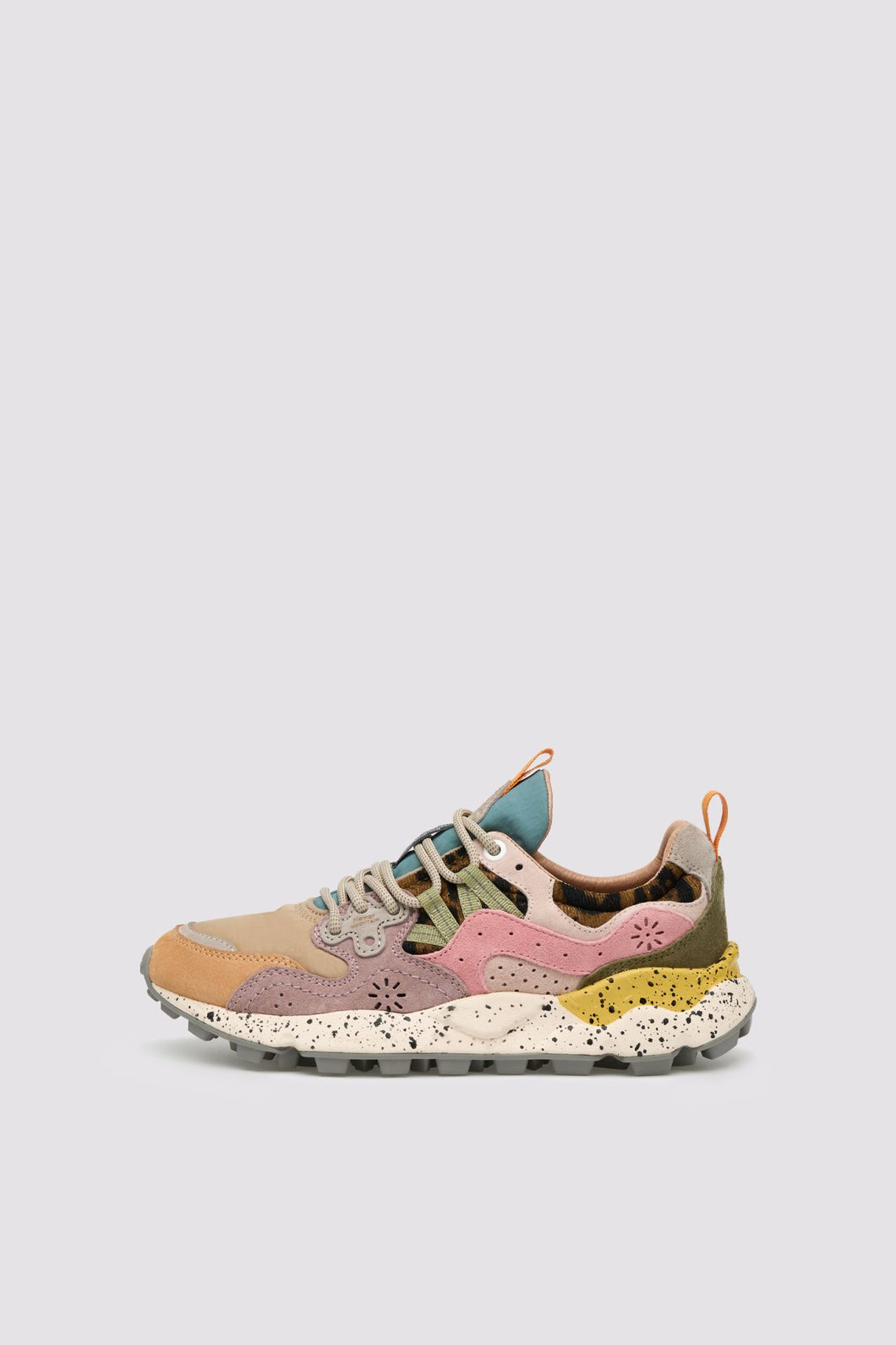 Sneaker Yamano 3 Woman Leo Light mustard-Grey-Cipria  “ FLOWER MOUNTAIN”
