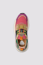 Carica l&#39;immagine nel visualizzatore di Gallery, Sneaker Yamano 3 Woman Burgundy-Fucsia-Cipria  “ FLOWER MOUNTAIN”
